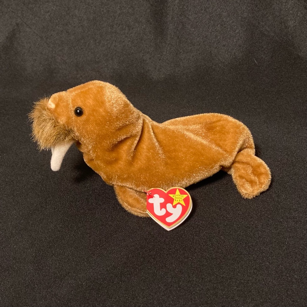 Vintage 1999 Paul The Walrus Ty Beanie Baby Plush